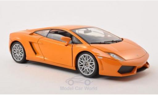 Lamborghini Gallardo LP560-4 1/18 Motormax metallico orange modellino in miniatura