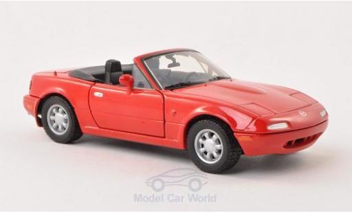 Mazda MX 1/24 Motormax -5 Miata rosso modellino in miniatura