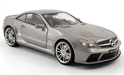 Mercedes Classe SL 1/18 Motormax SL65 AMG Black Series metallico grigio 2009 modellino in miniatura