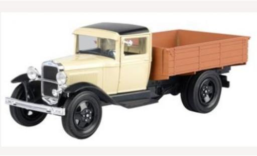 Ford Model A 1/24 Motormax A beige modellino in miniatura