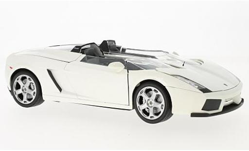 Lamborghini Concept 1/18 Motormax S metallise bianco modellino in miniatura