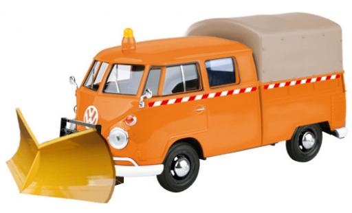 Volkswagen T1 1/24 Motormax DoKa orange 1966 modellino in miniatura