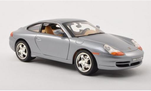 Porsche 996 1/18 Motormax 911 () Carrera grigio modellino in miniatura