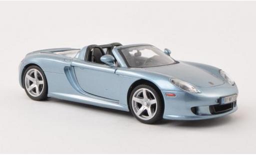 Porsche Carrera GT 1/24 Motormax metallico blu modellino in miniatura