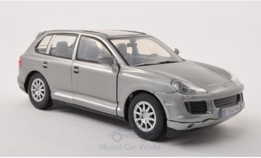 Porsche Cayenne 1/24 Motormax (9PA) metallico grigio 2008 ohne Vitrine modellino in miniatura