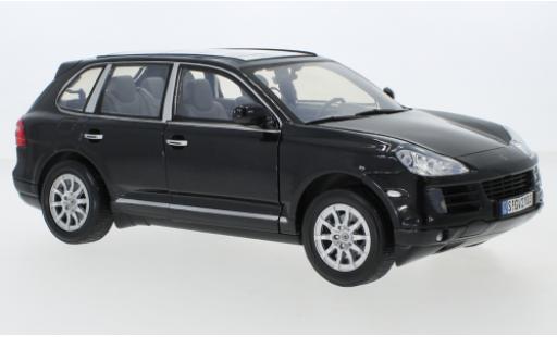 Porsche Cayenne 1/18 Motormax (9PA) metallico nero 2008 modellino in miniatura