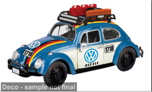 Volkswagen Beetle 1/24 Motormax blau/Dekor 1966 1:24 modellino in miniatura