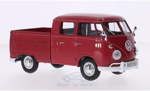 Volkswagen T1 A 1/24 Motormax DoKa rosso modellino in miniatura
