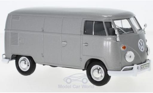 Volkswagen T1 1/24 Motormax Kasten metallico grigio modellino in miniatura