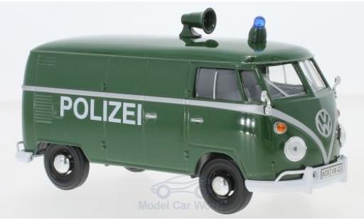 Volkswagen T1 A 1/24 Motormax Kasten Polizei modellino in miniatura
