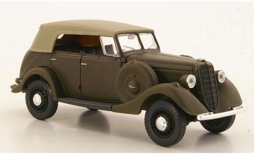 Gaz 61-40 1/43 Nash Avtoprom GAZ matt-marroneee fermé Verdeck modellino in miniatura