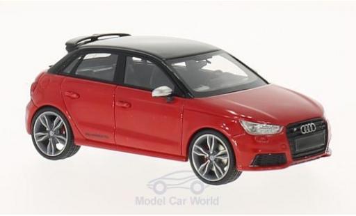 Audi S1 1/43 Neo Sportback rosso/nero 2014 modellino in miniatura