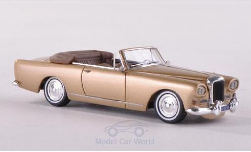 Bentley S3 1/87 Neo SIII Continental Mulliner Park Ward Drop Head metallico beige 1964 modellino in miniatura