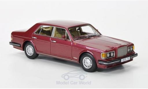 Bentley Turbo R 1/43 Neo metallico rosso RHD 1985 modellino in miniatura