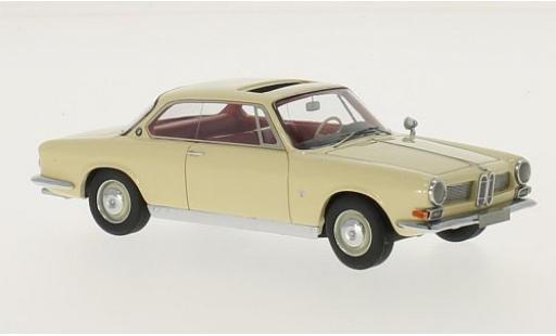 Bmw 3200 1/43 Neo CS Bertone beige 1961 modellino in miniatura