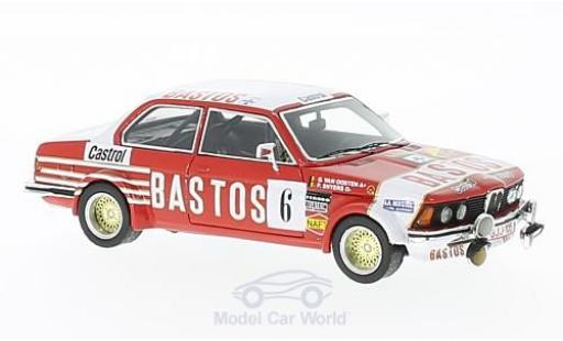 Bmw 323 1/43 Neo i (E21) No.6 Bastos Rallye Condroz 1982 P.Snijers/G.van Oosten modellino in miniatura