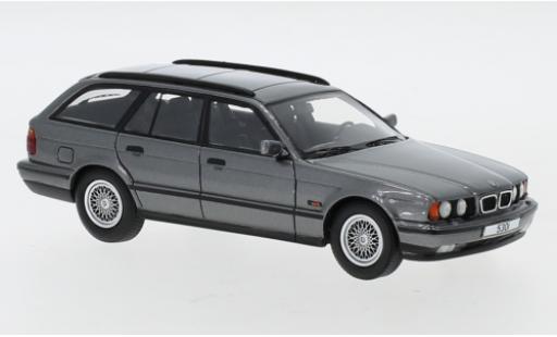 Bmw 530 1/43 Neo i (E34) Touring metallico grigio modellino in miniatura