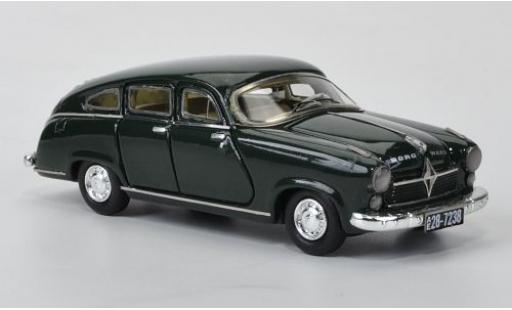 Borgward Hansa 2400 1/87 Neo verde 1952 modellino in miniatura