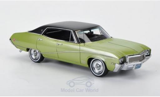 Buick Skylark 1/43 Neo Sedan metallico verde/matt-nero 1968 modellino in miniatura