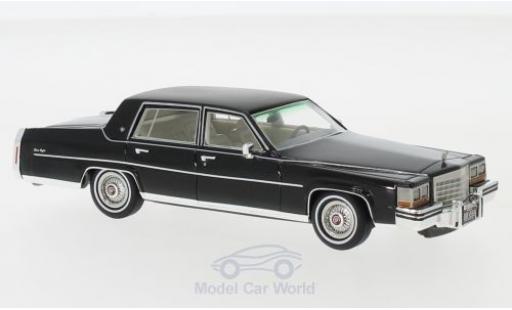 Cadillac Fleetwood 1/43 Neo Brougham nero 1980 modellino in miniatura