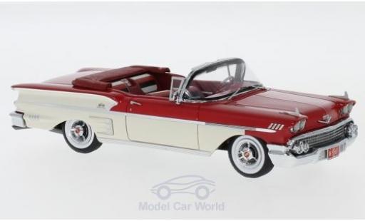 Chevrolet Bel Air 1/43 Neo Impala Convertibile rosso/bianco 1958 modellino in miniatura