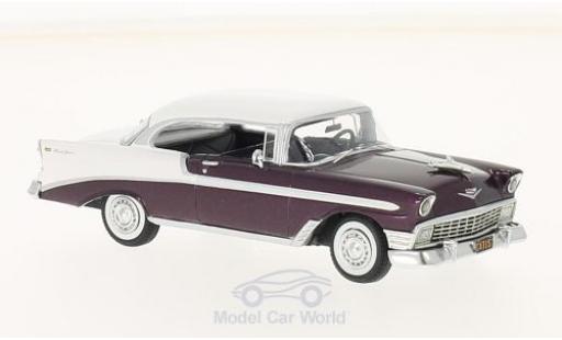 Chevrolet Bel Air 1/43 Neo Sport Coupe bianco/metallico rosso 1956 modellino in miniatura