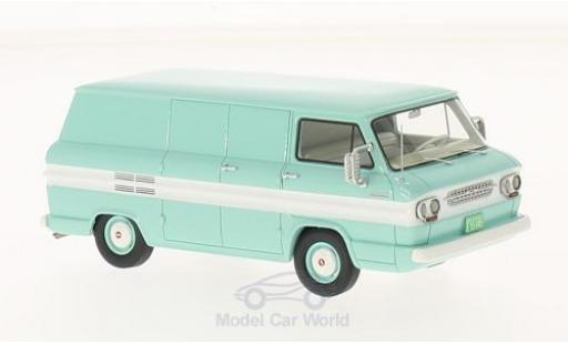 Chevrolet Corvair 1/43 Neo türkis/bianco 1963 Kastenwagen modellino in miniatura