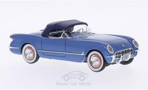 Chevrolet Corvette C1 1/43 Neo (C1) metallico blu 1953 Verdeck geschlossen modellino in miniatura