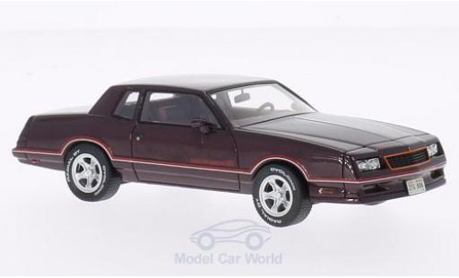 Chevrolet Monte Carlo 1/43 Neo SS metallico rosso 1986 modellino in miniatura