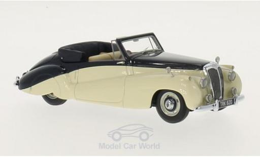 Daimler DB18 1/43 Neo Special Sports DHC by Barker beige/blu RHD 1952 modellino in miniatura