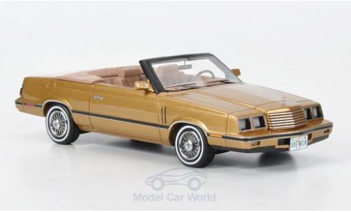 Dodge 600 1/43 Neo Convertibile gold 1984 modellino in miniatura