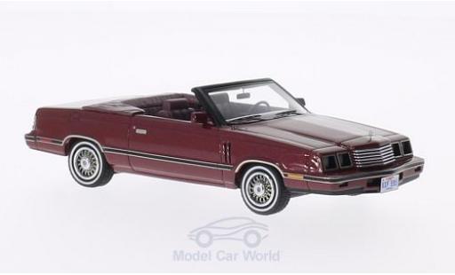 Dodge 600 1/43 Neo Convertibile metallico rosso 1984 modellino in miniatura