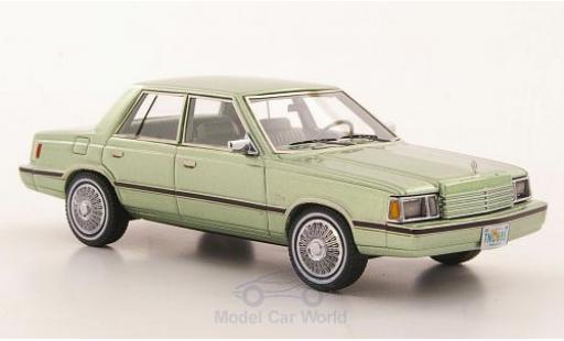 Dodge Aries 1/43 Neo (K-Car) metallico verde 1983 modellino in miniatura