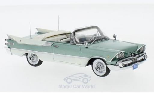 Dodge Custom Royal Lancer 1/43 Neo Convertibile metallico verde/bianco 1959 modellino in miniatura