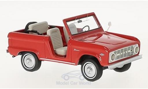 Ford Bronco 1/43 Neo Roadster rosso 1966 modellino in miniatura
