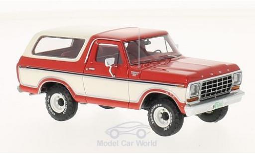 Ford Bronco 1/43 Neo rosso/bianco 1978 modellino in miniatura