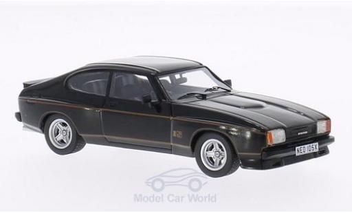 Ford Capri 1/43 Neo MKII 3.0S X-Pack nero 1976 modellino in miniatura