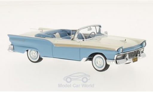 Ford Fairlane 1957 1/43 Neo 500 Convertibile blu/bianco 1957 modellino in miniatura