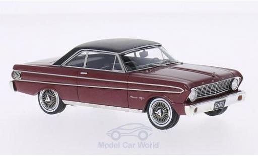 Ford Falcon 1/43 Neo Sprint metallico rosso/matt-nero 1964 modellino in miniatura
