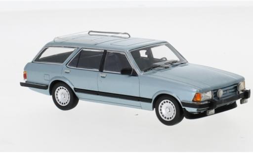 Ford Granada 1/43 Neo MK II Turnier Ghia metallico blu 1984 modellino in miniatura
