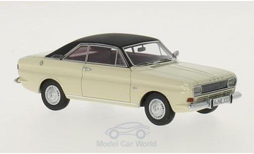 Ford Taunus 1968 1/43 Neo P6 15M Coupe bianco/nero 1968 modellino in miniatura