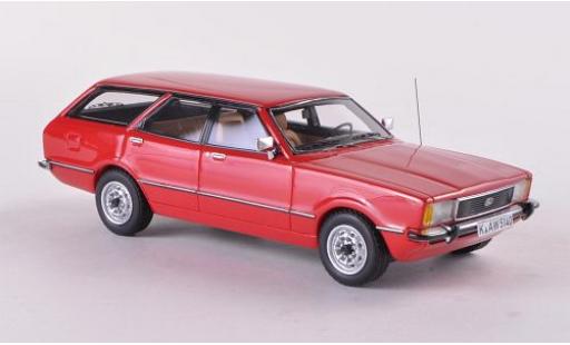 Ford Taunus 1/43 Neo TC2 Turnier GL rosso 1976 modellino in miniatura