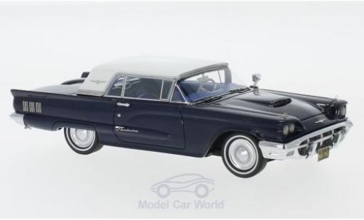 Ford Thunderbird 1/43 Neo Hardtop metallico blu/bianco 1960 modellino in miniatura