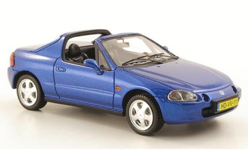 Honda CRX 1/43 Neo del Sol metallico blu 1992 modellino in miniatura