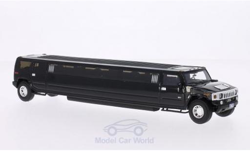 Hummer H2 1/43 Neo Stretchlimousine nero modellino in miniatura