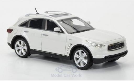 Infiniti FX50 1/43 Neo S metallico bianco 2010 modellino in miniatura