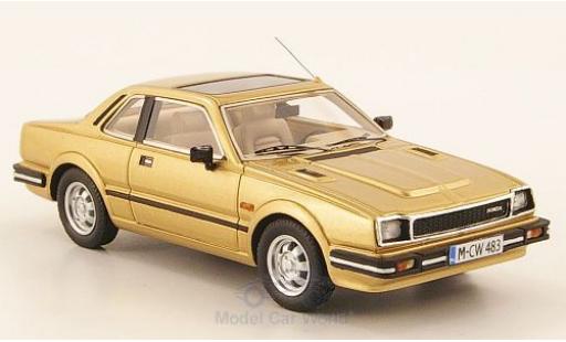 Honda Prelude 1/43 Neo MkI gold 1983 modellino in miniatura