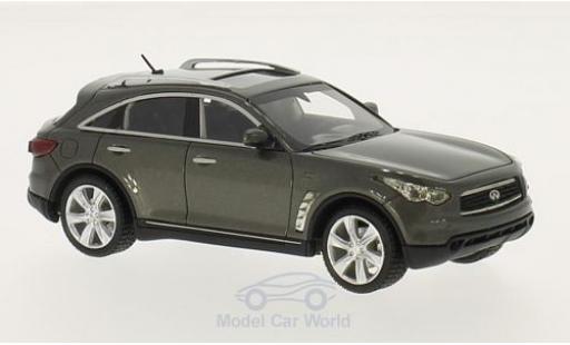Infiniti FX50 1/18 Neo S metallico grigio 2010 modellino in miniatura