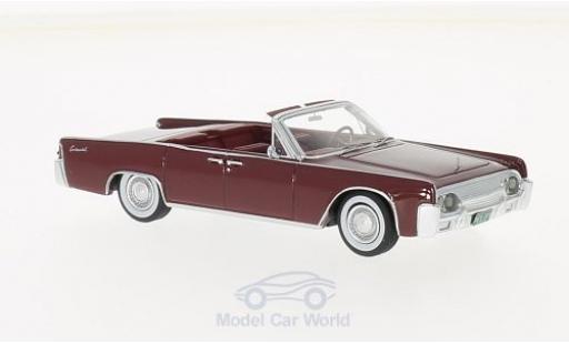Lincoln Continental 1961 1/43 Neo 53A Convertibile rosso 1961 modellino in miniatura