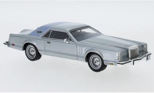 Lincoln Continental 1/43 Neo Mark V grigio/matt-blu 1978 modellino in miniatura